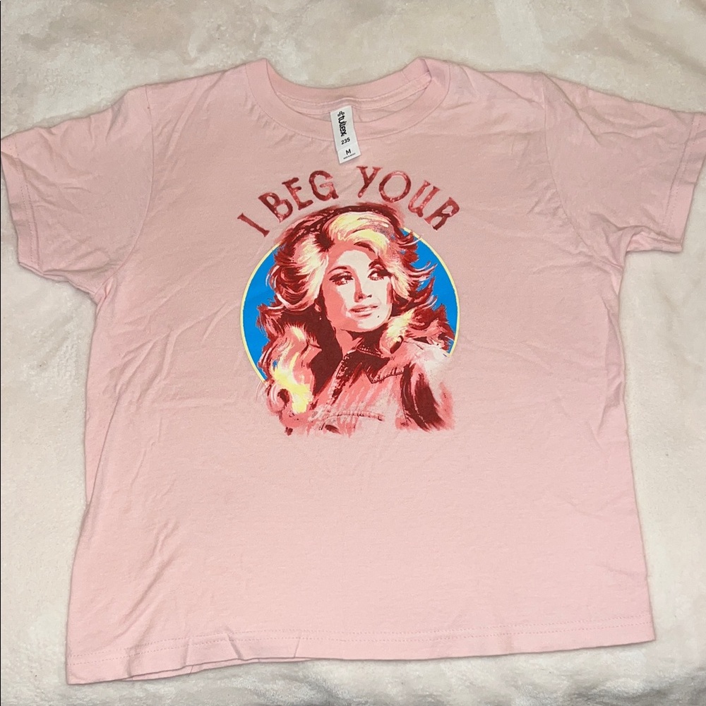 Pink Dolly Parton Graphic T-Shirt